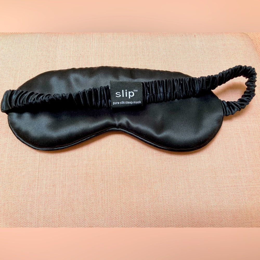 Black Slip Brand 100% Silk Sleep Mask Beauty Sleep